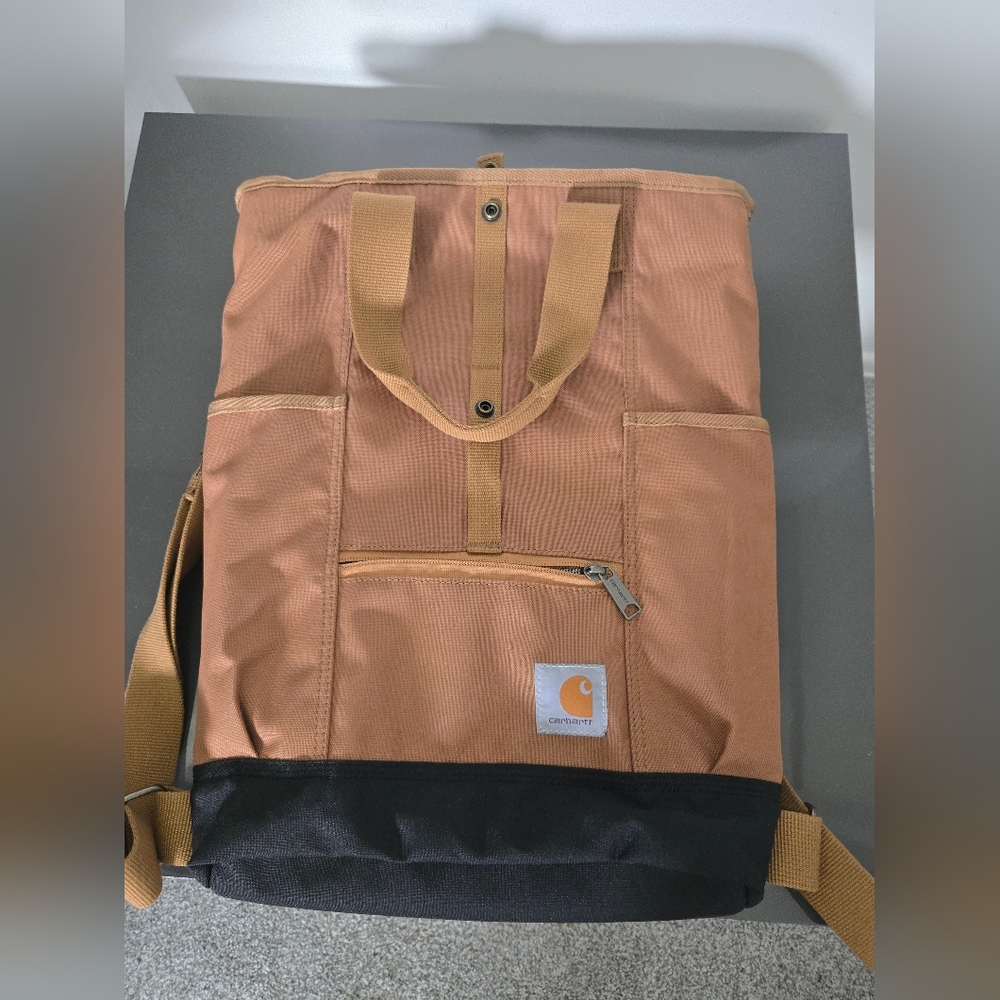 Carhartt Brown and Black Backpack